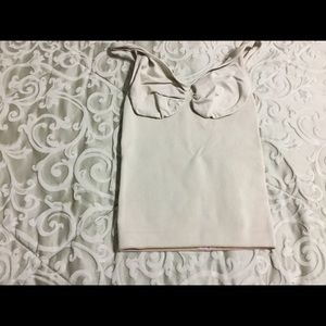 New Cream Sassybax Spandex Top